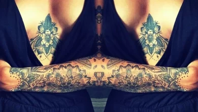Under Breast Tattoo Design Ideas for Women